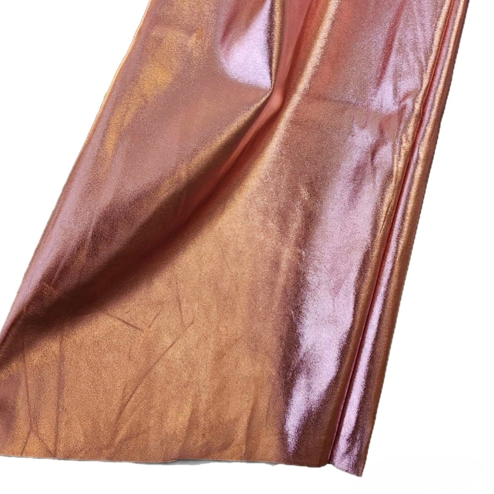 ๐๏ธ Pretty in Pink Metallic Flare Pants - Picture 5 of 10